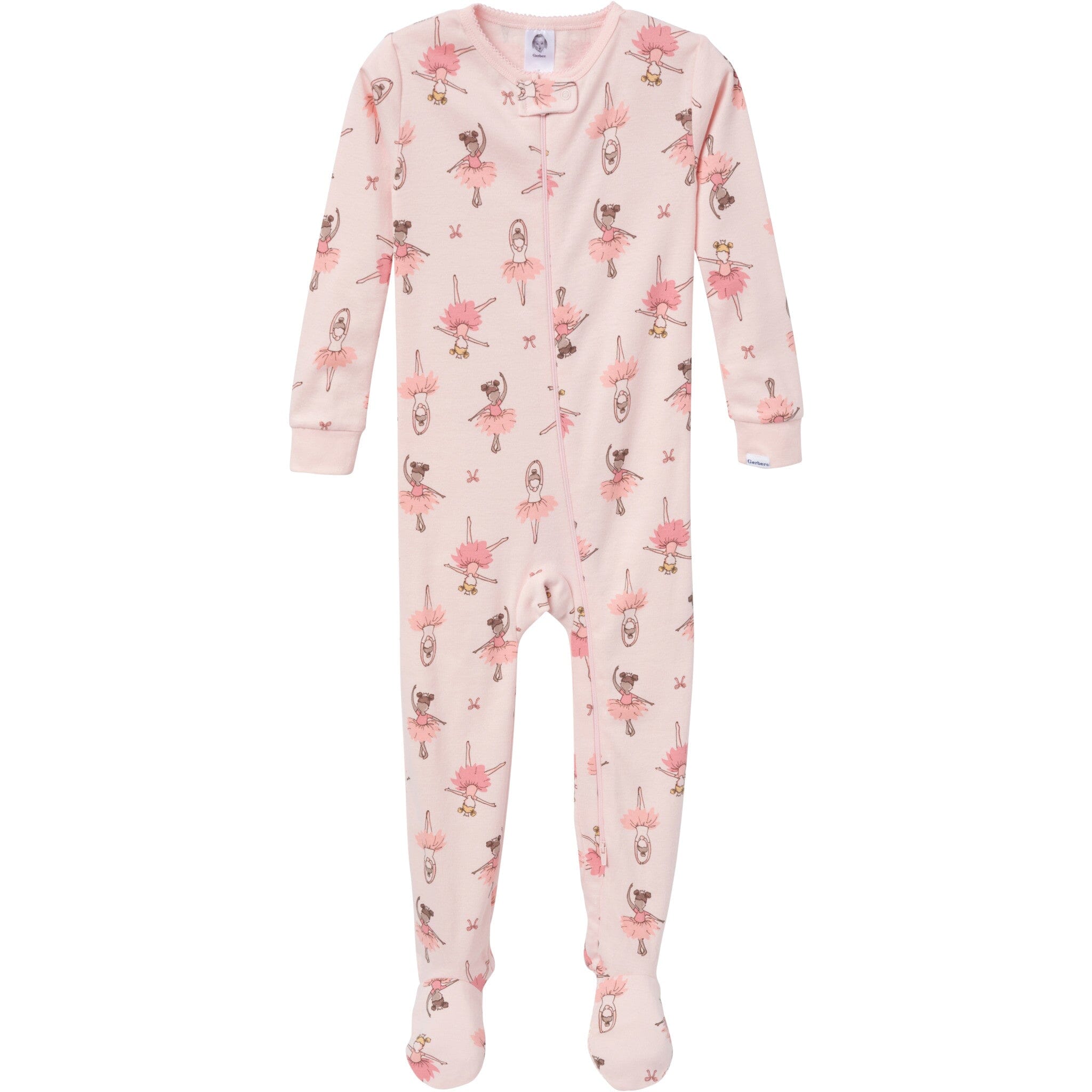 4-Pack Baby & Toddler Girls Ballerinas Snug Fit Footed Pajamas sleepwear Gerber® 