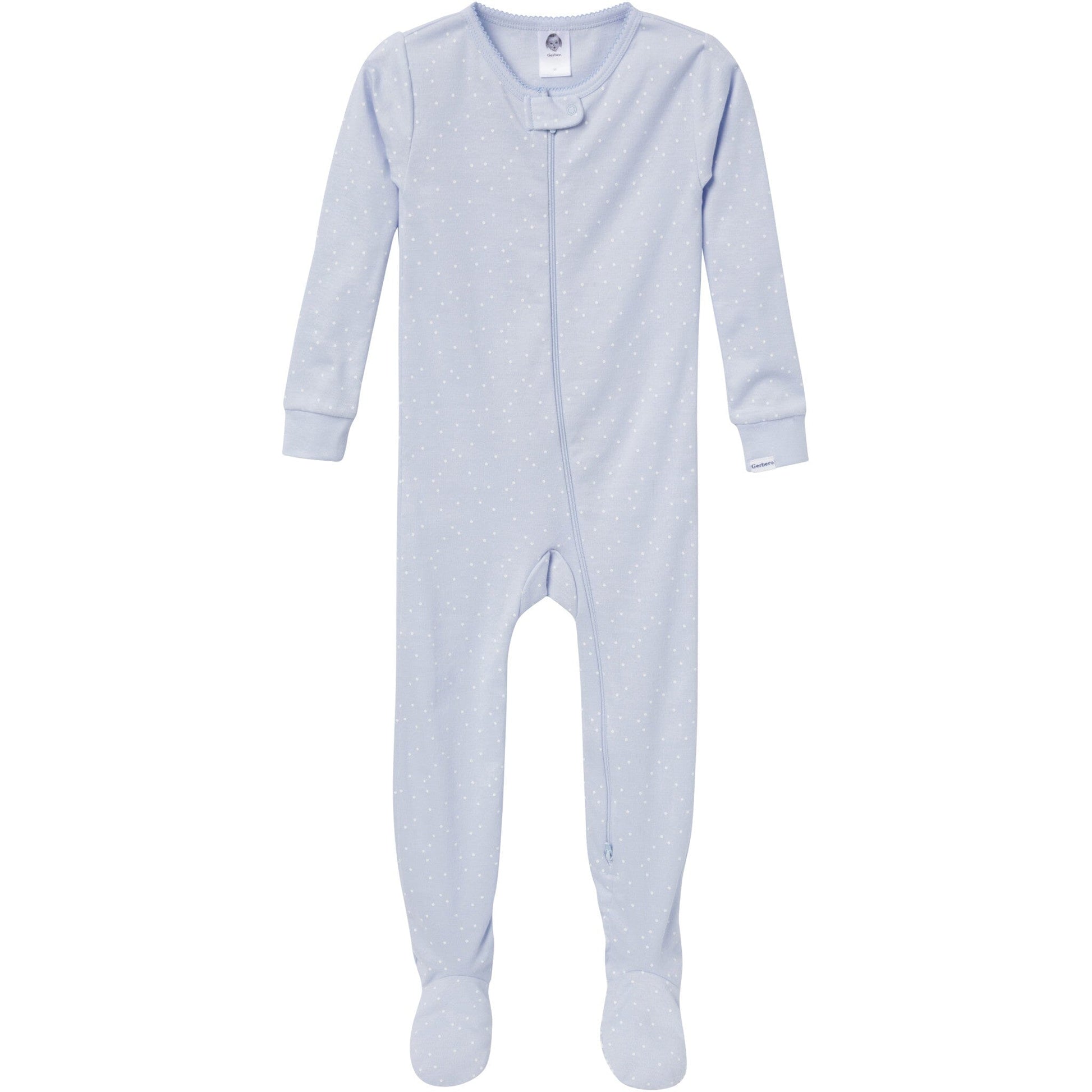 4-Pack Baby & Toddler Girls Butterflies Snug Fit Footed Pajamas sleepwear Gerber® 