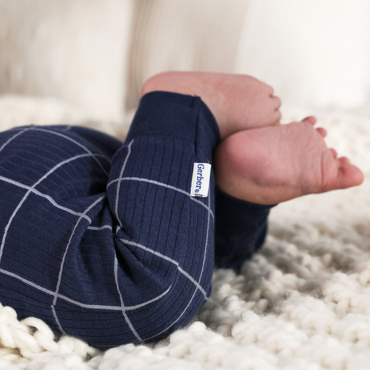 4-Pack Baby Boys Vintage Indigo Active Pants bottoms Gerber® 