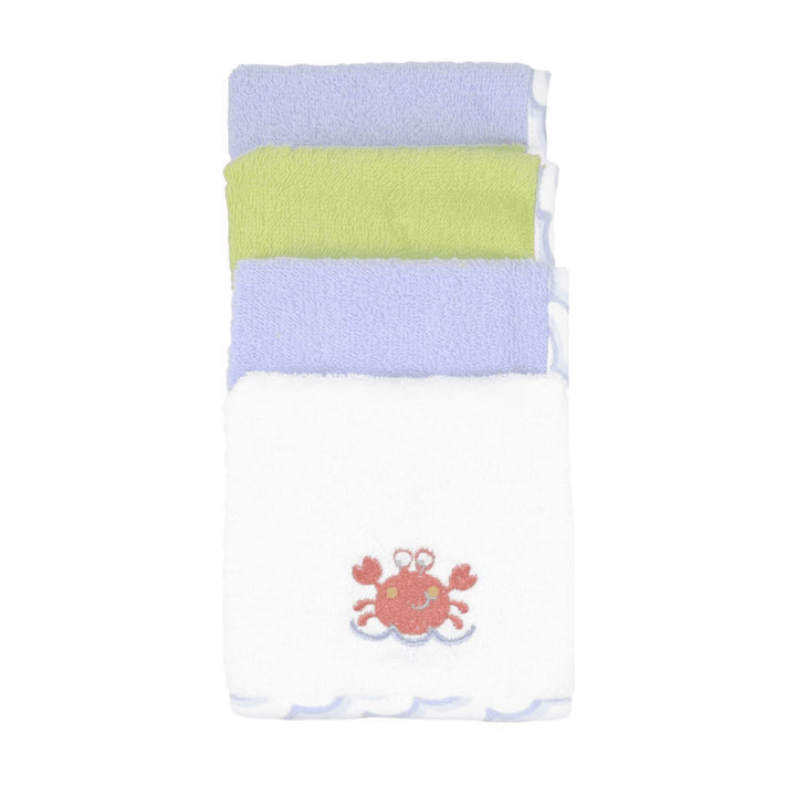 Love to Bathe 4-Pack Crab Washcloth-Gerber Childrenswear