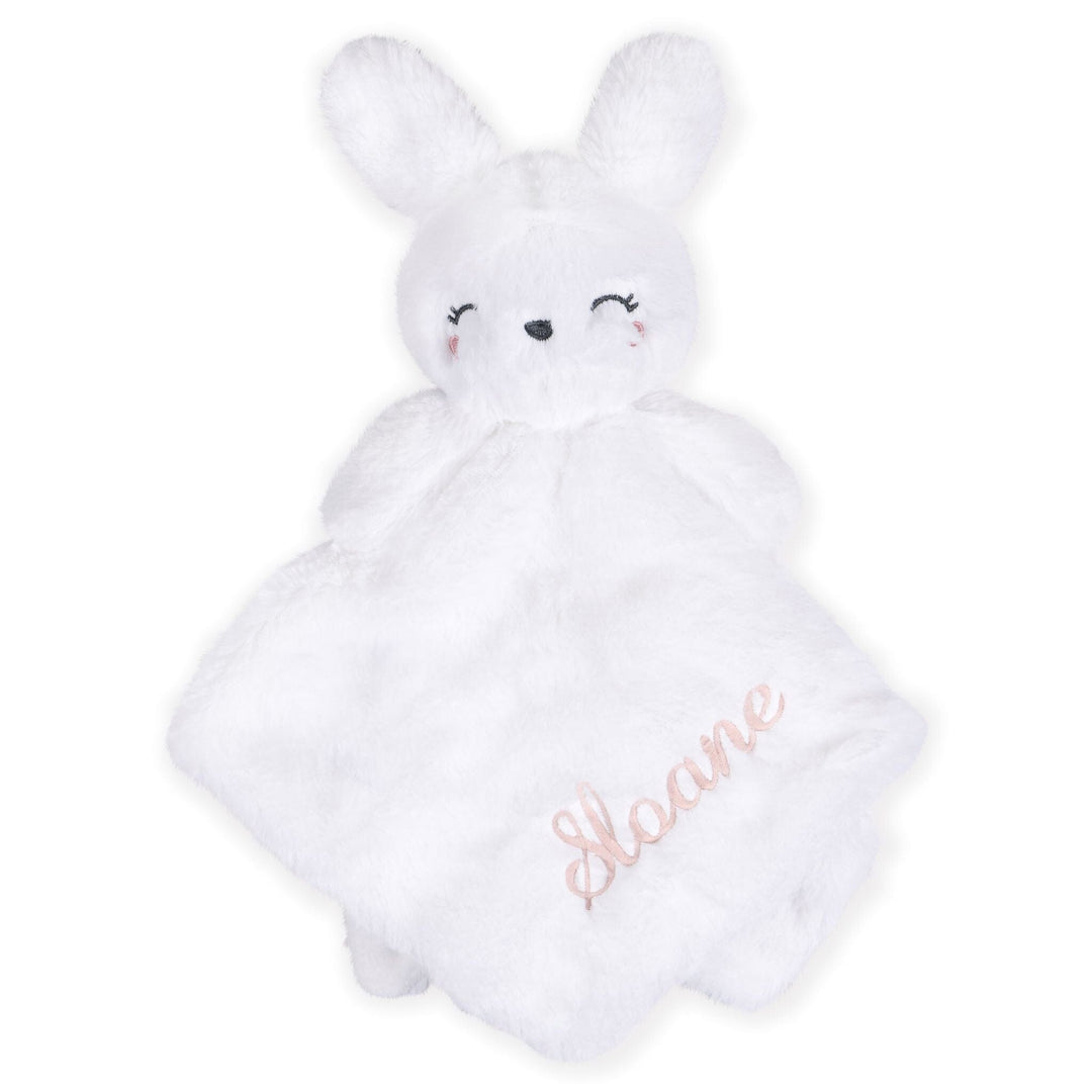 Embroidered Baby Girls Bunny Security Blanket security blankets Just Born® 