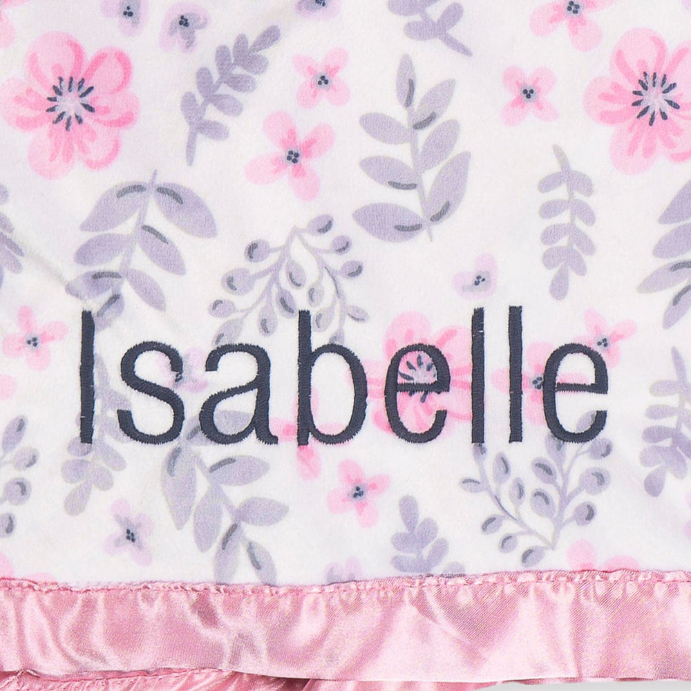 Embroidered Baby Girls Deer Oversized Security Blanket security blankets Just Born® 