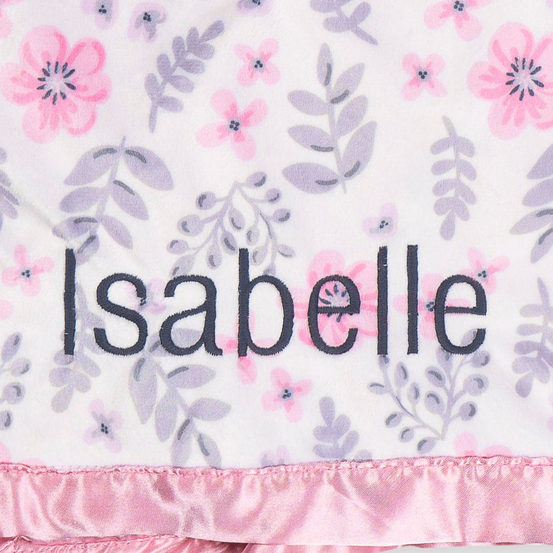 Embroidered Baby Girls Deer Oversized Security Blanket security blankets Just Born® 