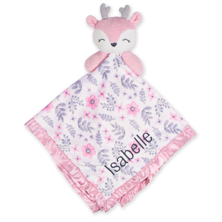 Embroidered Baby Girls Deer Oversized Security Blanket security blankets Just Born® 