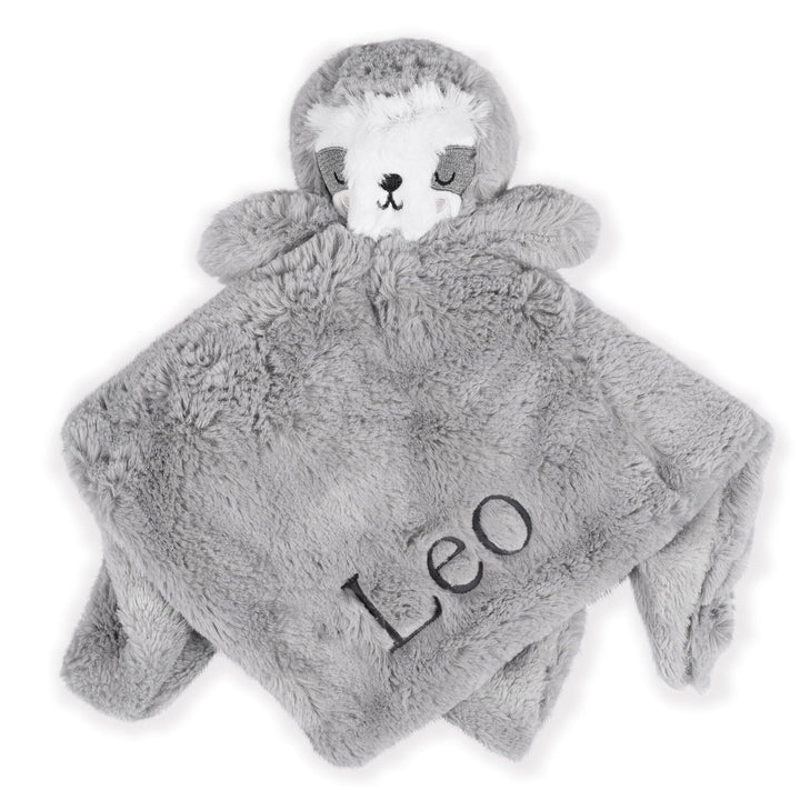 Embroidered Baby Neutral Sloth Security Blanket security blankets Just Born® 