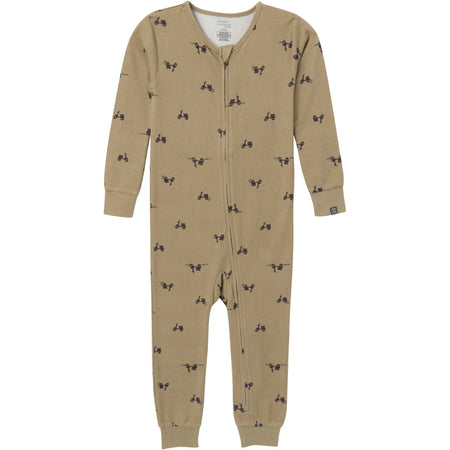 Baby & Toddler Neutral Olive Scooters Snug Fit Footless Pajamas