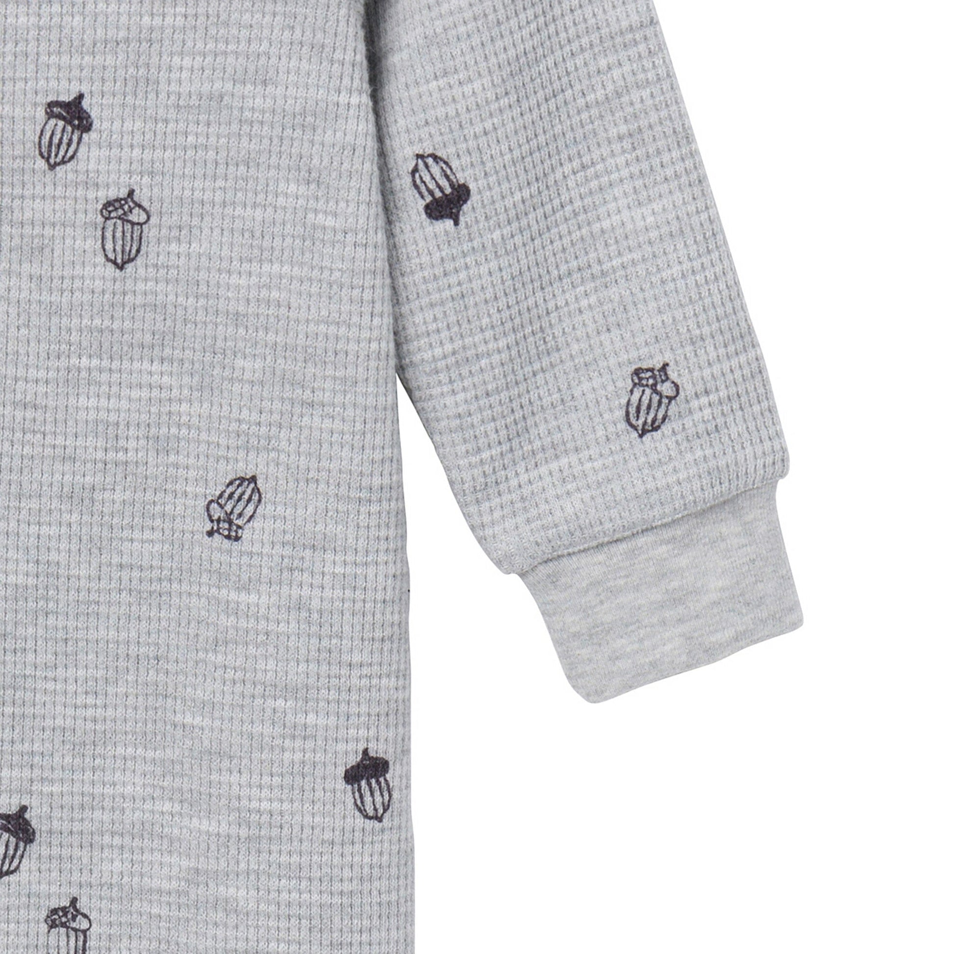 Baby Boys Grey Heather Acorn Slouch Romper Outfits & Sets Modern Moments™ by Gerber® 