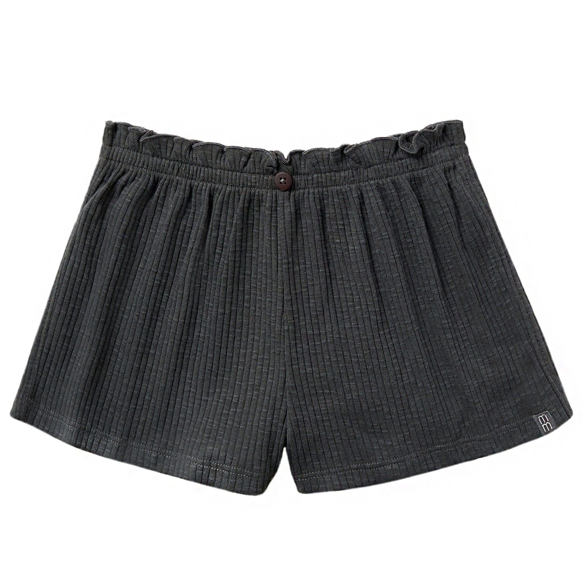 Infant & Toddler Girls Dark Grey Wide Leg Shorts Pants & Bottoms Modern Moments™ by Gerber® 