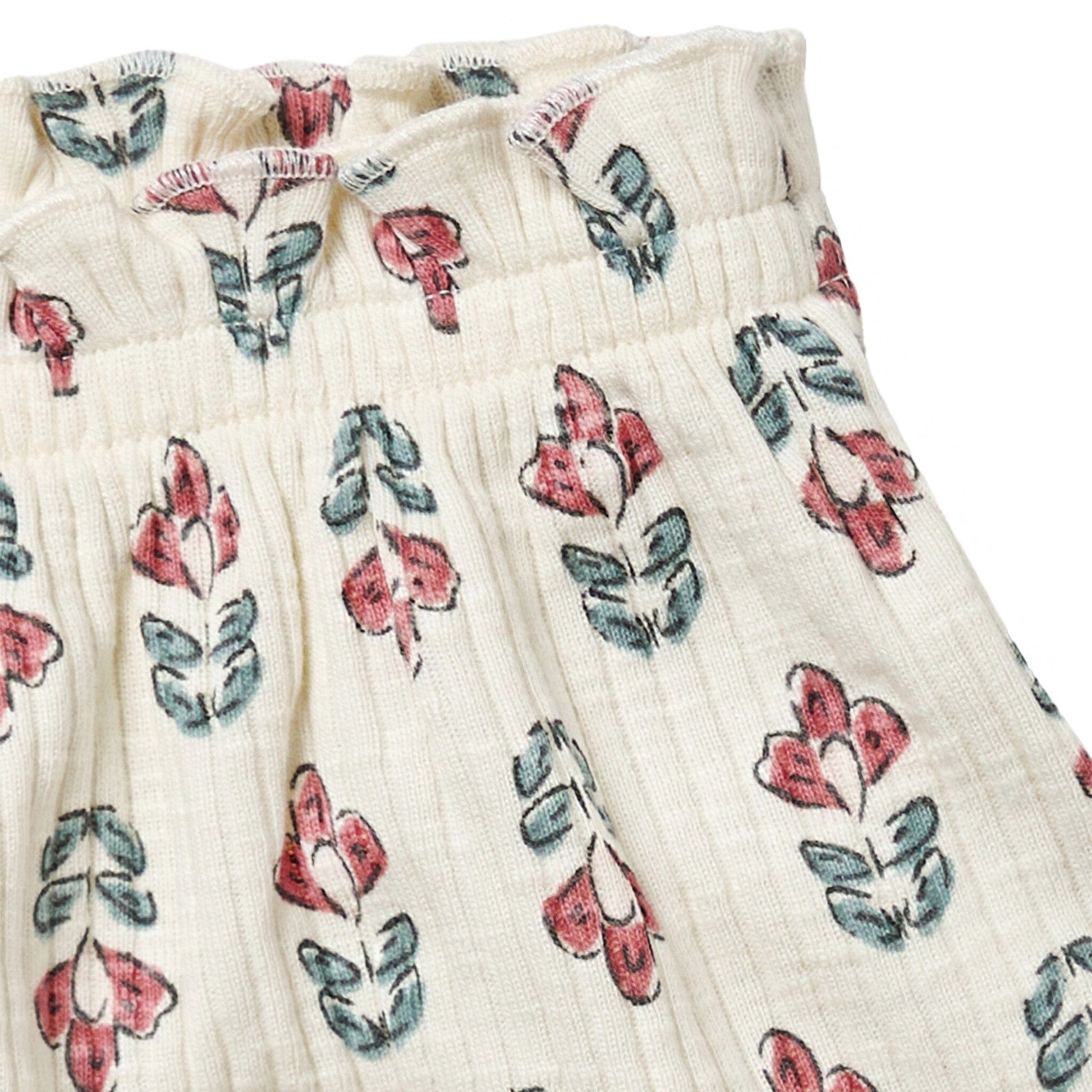 Infant & Toddler Girls Ivory Flower Wide Leg Shorts Pants & Bottoms Modern Moments™ by Gerber® 