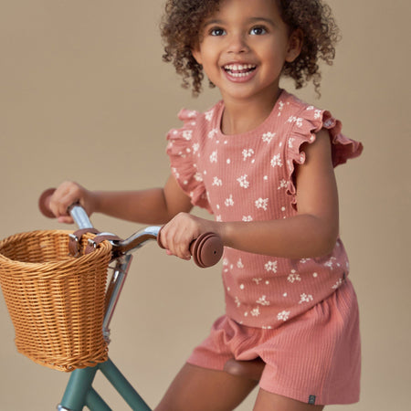Infant & Toddler Girls Rose Wide Leg Shorts