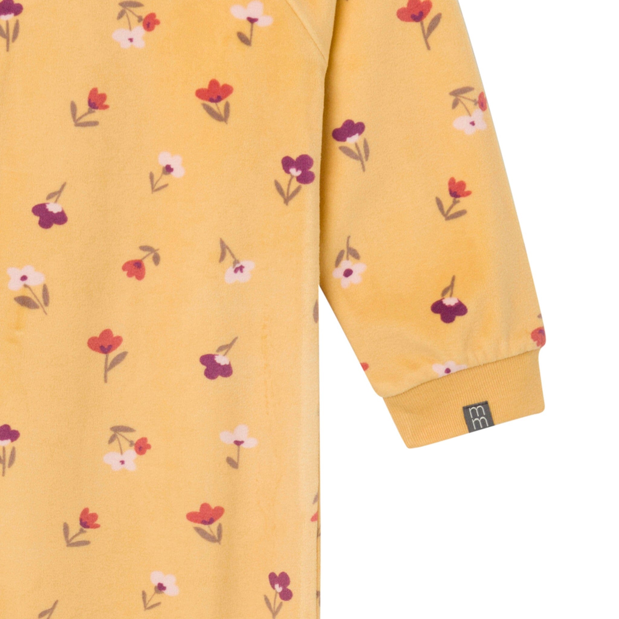 Infant & Toddler Girls Yellow Floral Blanket Sleeper Sleepwear Modern Moments™ by Gerber® 