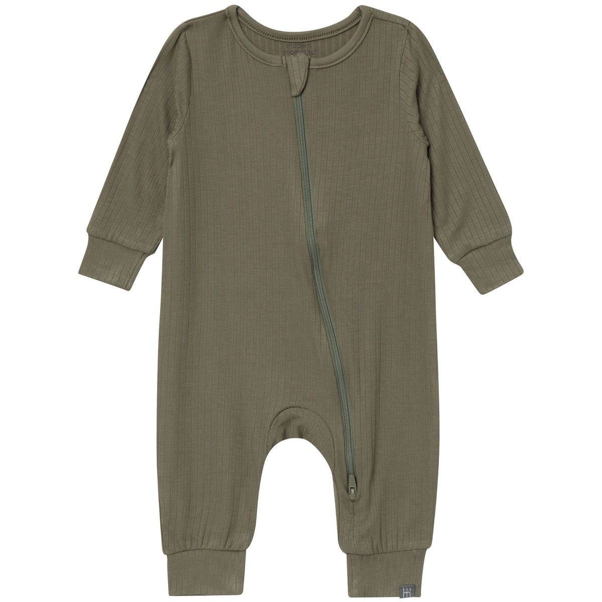 2-Pack Baby Boys Elm Petite Camp/Dusty Olive Footless Romper Sleepwear Modern Moments™ by Gerber® 