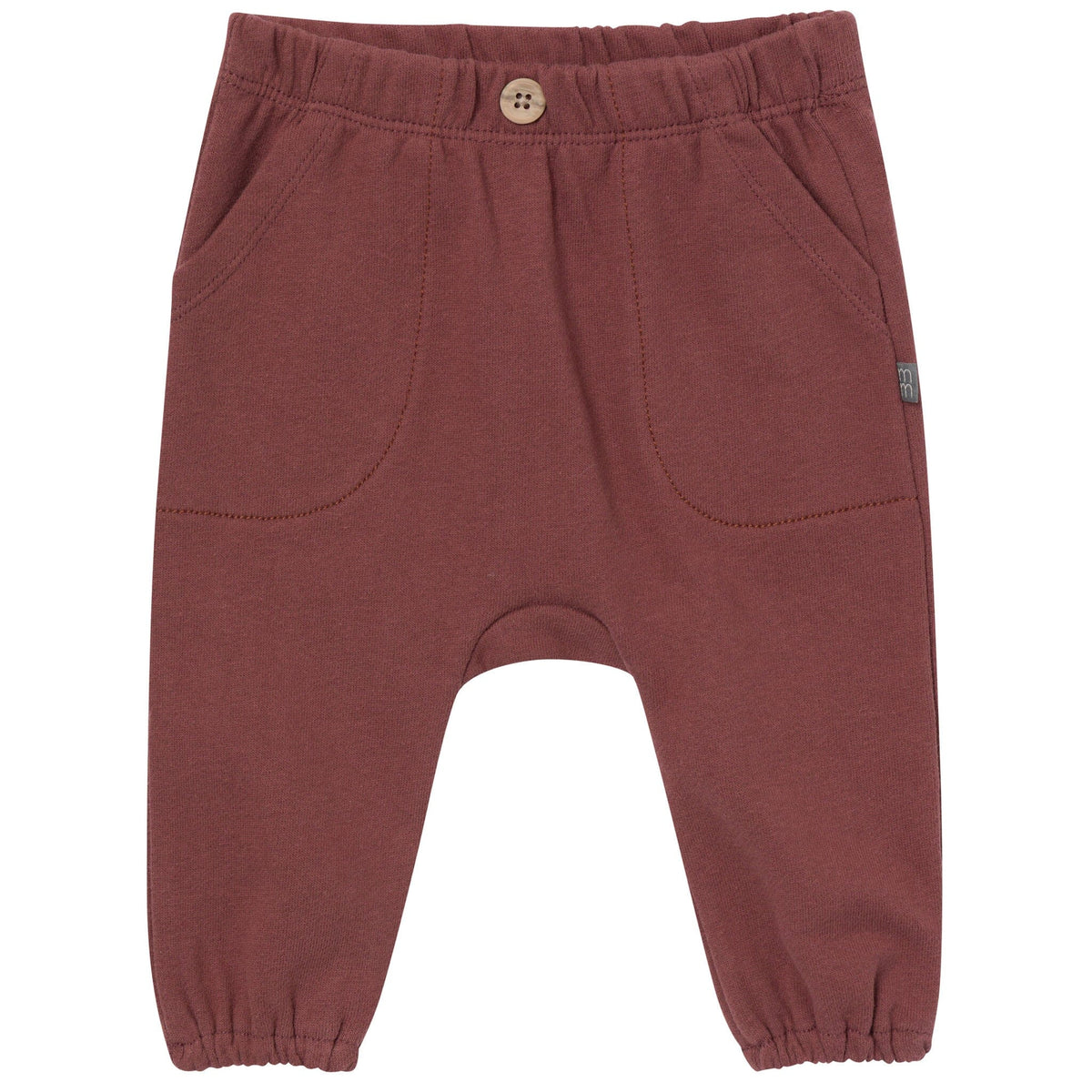 2-Pack Baby Boys Maroon/Stone Harem Pants Modern Moments™ by Gerber® 
