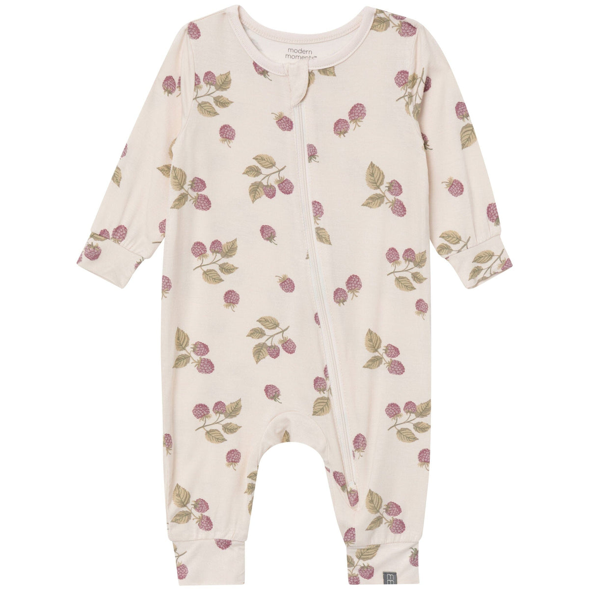 2-Pack Baby Girls Oatmeal Blackberries/Quail Footless Romper Sleepwear Modern Moments™ by Gerber® 