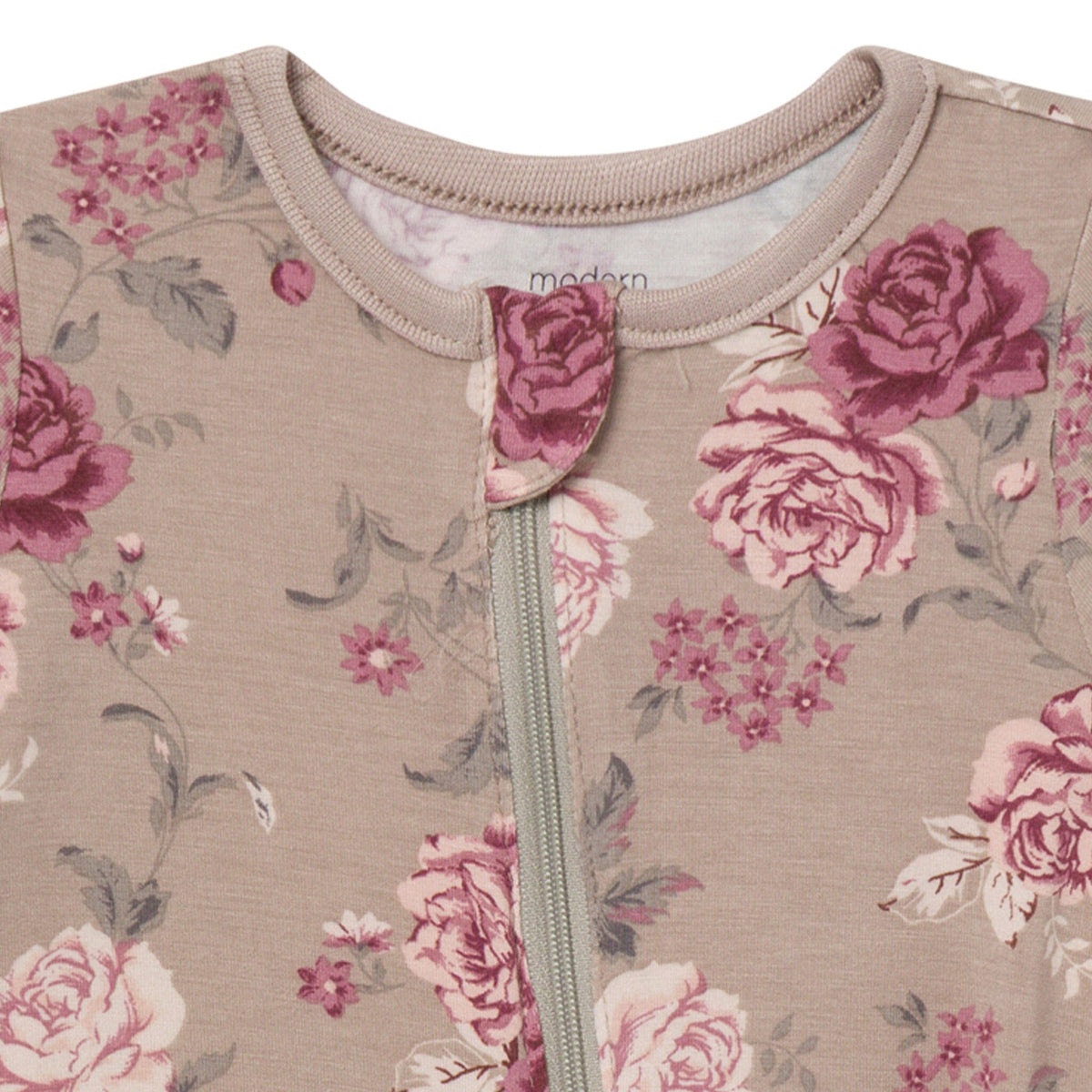 2-Pack Baby Girls Stone Rose/Renaissance Rose Footless Romper Sleepwear Modern Moments™ by Gerber® 