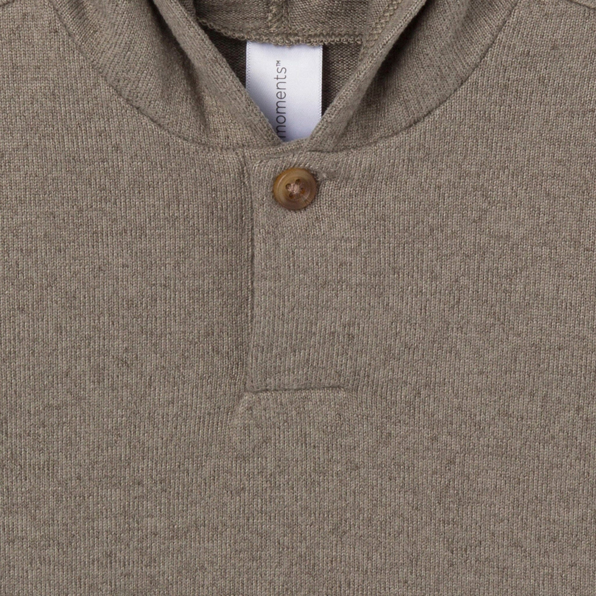 2-Piece Baby Boys Brown Heather Hooded Brushed Hacci Set Outfits & Sets Modern Moments™ by Gerber® 