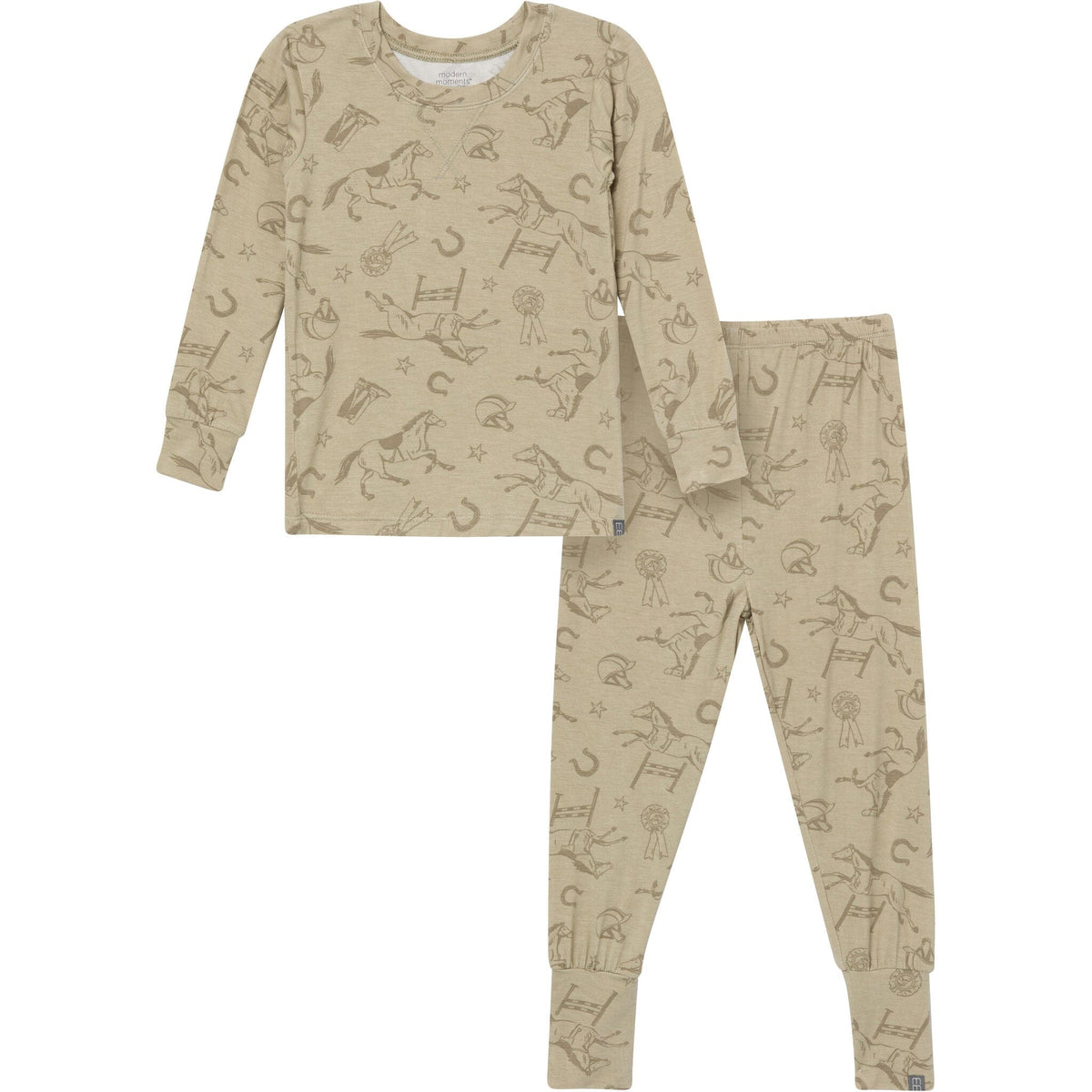 2-Piece Baby Boys Moss Snug Fit Pajama Sleepwear Modern Moments™ by Gerber® 