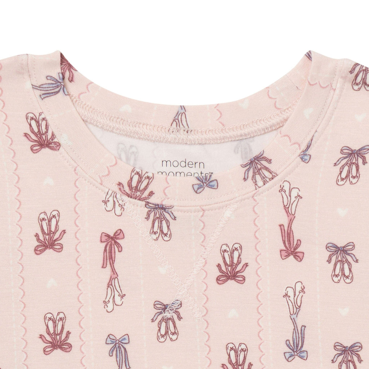 2-Piece Baby Girls Ballerina Pink Snug Fit Pajama Sleepwear Modern Moments™ by Gerber® 