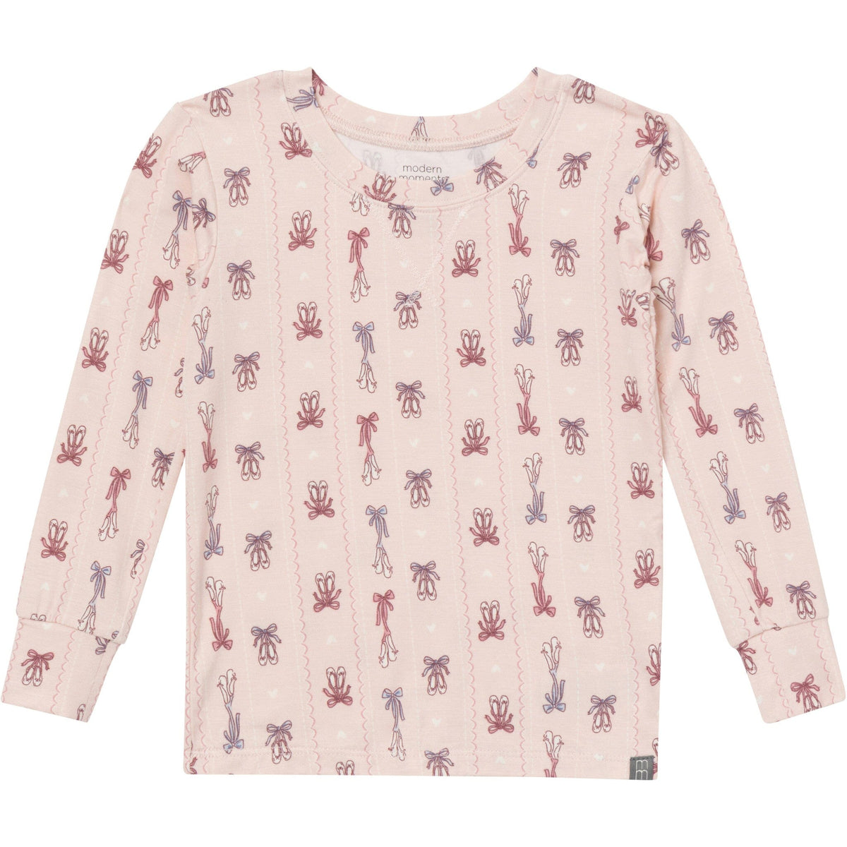 2-Piece Baby Girls Ballerina Pink Snug Fit Pajama Sleepwear Modern Moments™ by Gerber® 