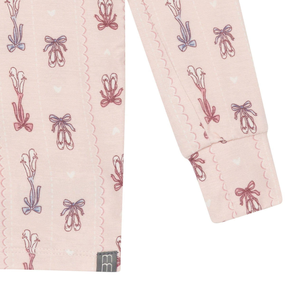 2-Piece Baby Girls Ballerina Pink Snug Fit Pajama Sleepwear Modern Moments™ by Gerber® 