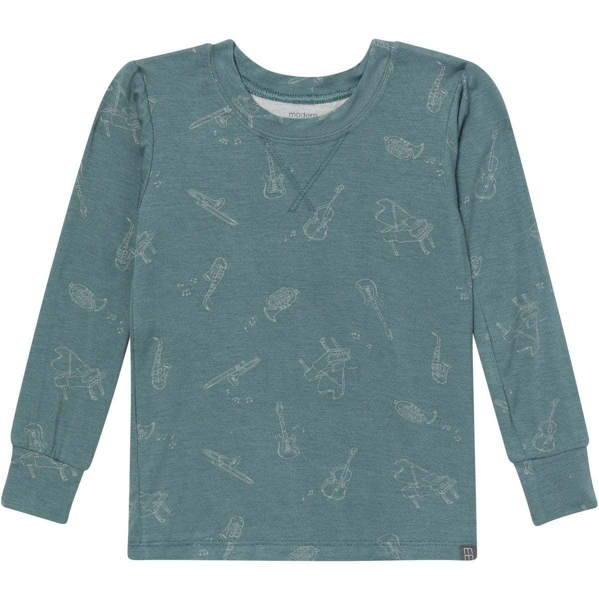 2-Piece Baby Neutral Dark Teal Snug Fit Pajama Sleepwear Modern Moments™ by Gerber® 