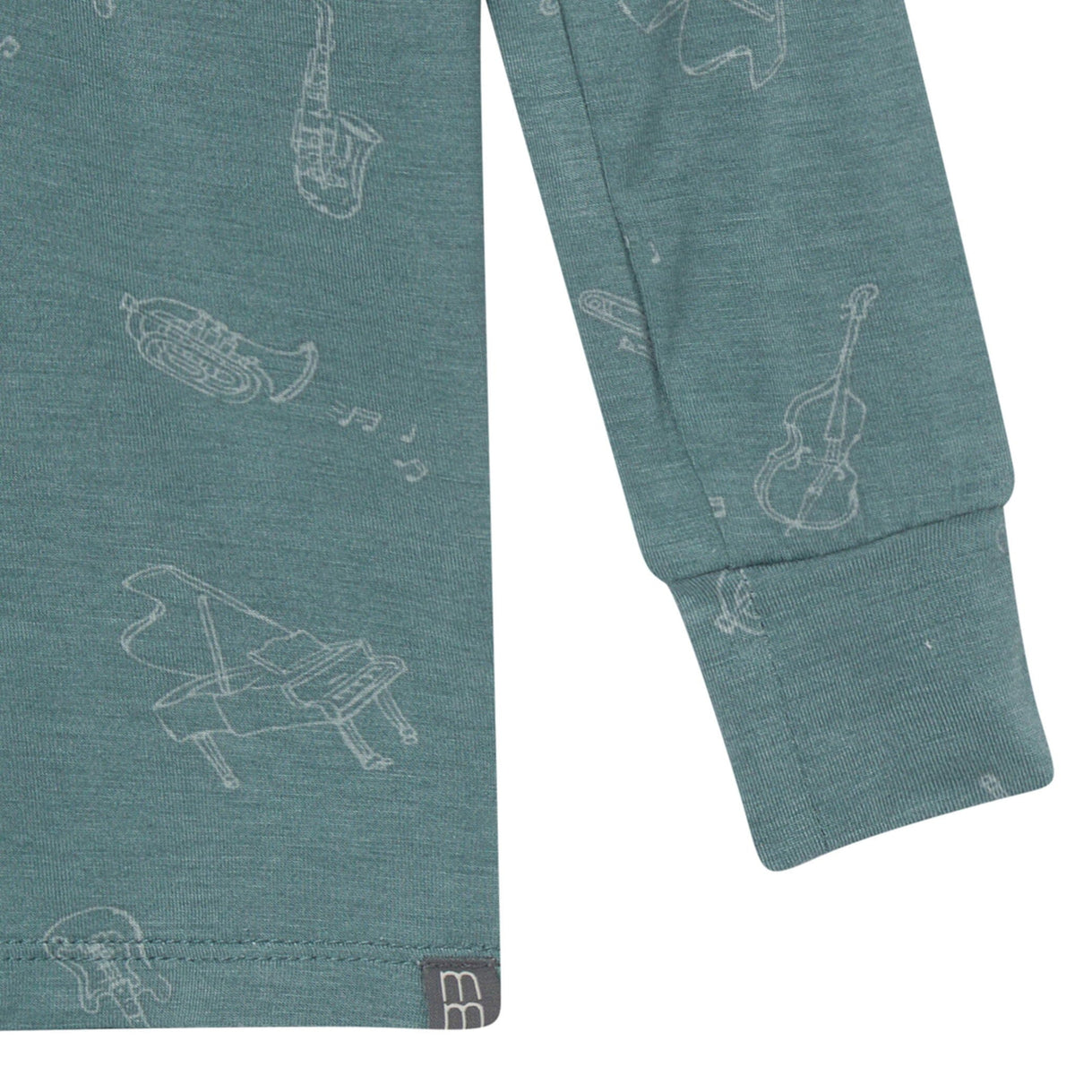 2-Piece Baby Neutral Dark Teal Snug Fit Pajama Sleepwear Modern Moments™ by Gerber® 