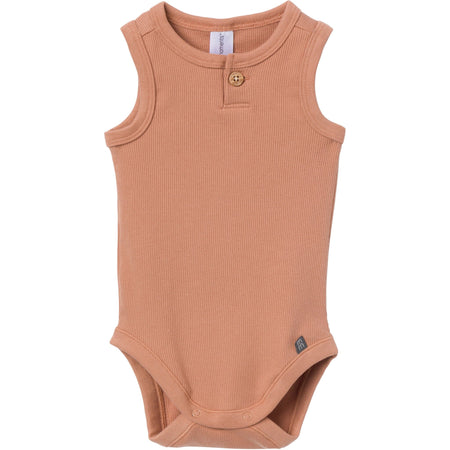 4-Piece Baby Boys Brown/ Med Grey Heather Bodysuit and Short Set
