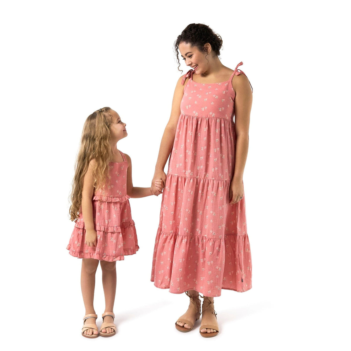 modern moments dress Mommy & Me Pink Raspberries Gauze Dresses Bundle – Gerber Childrenswear Color:Beige 4 Tank Brand = Modern The Trella black double slit dress
