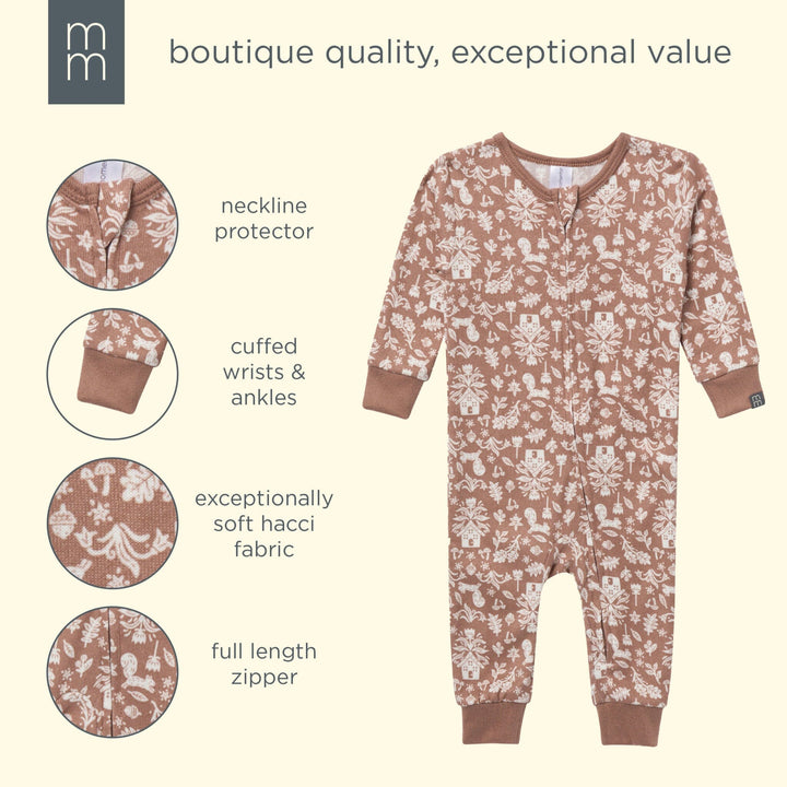 Baby & Toddler Girls Woodland Snug Fit Footless Pajamas sleepwear modern moments™ by Gerber® 