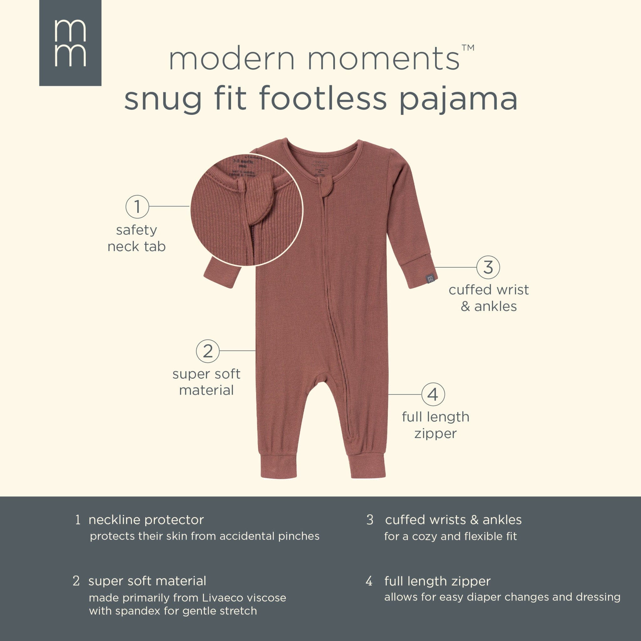 2-Pack Baby & Toddler Boys Light Sky Spaceship Tight Fitting Footless Pajamas sleepwear Modern Moments™ by Gerber® 