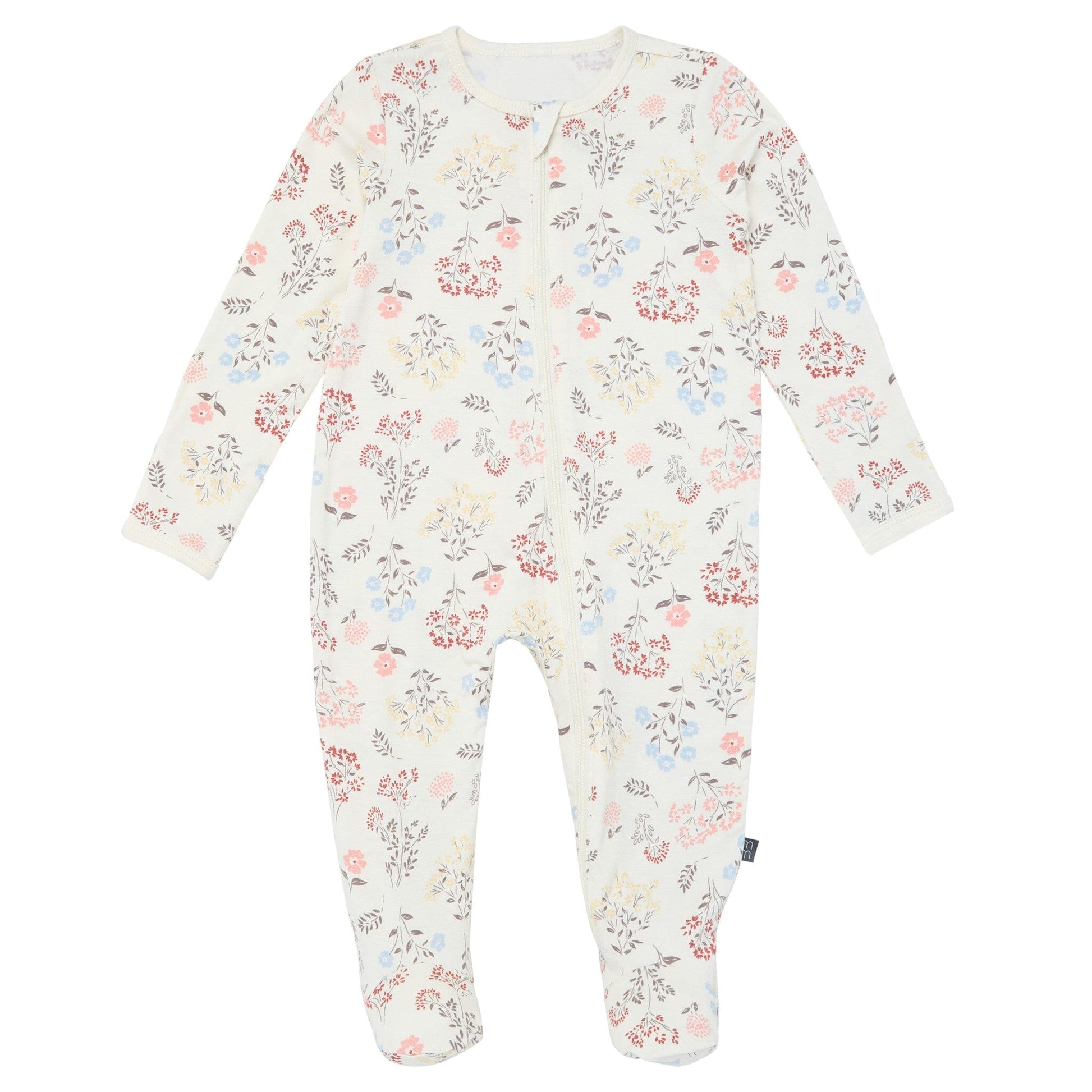 2-Pack Baby Girls Ivory Wildflower Sleep 'N Play With Mittens sleepwear Modern Moments™ by Gerber® 
