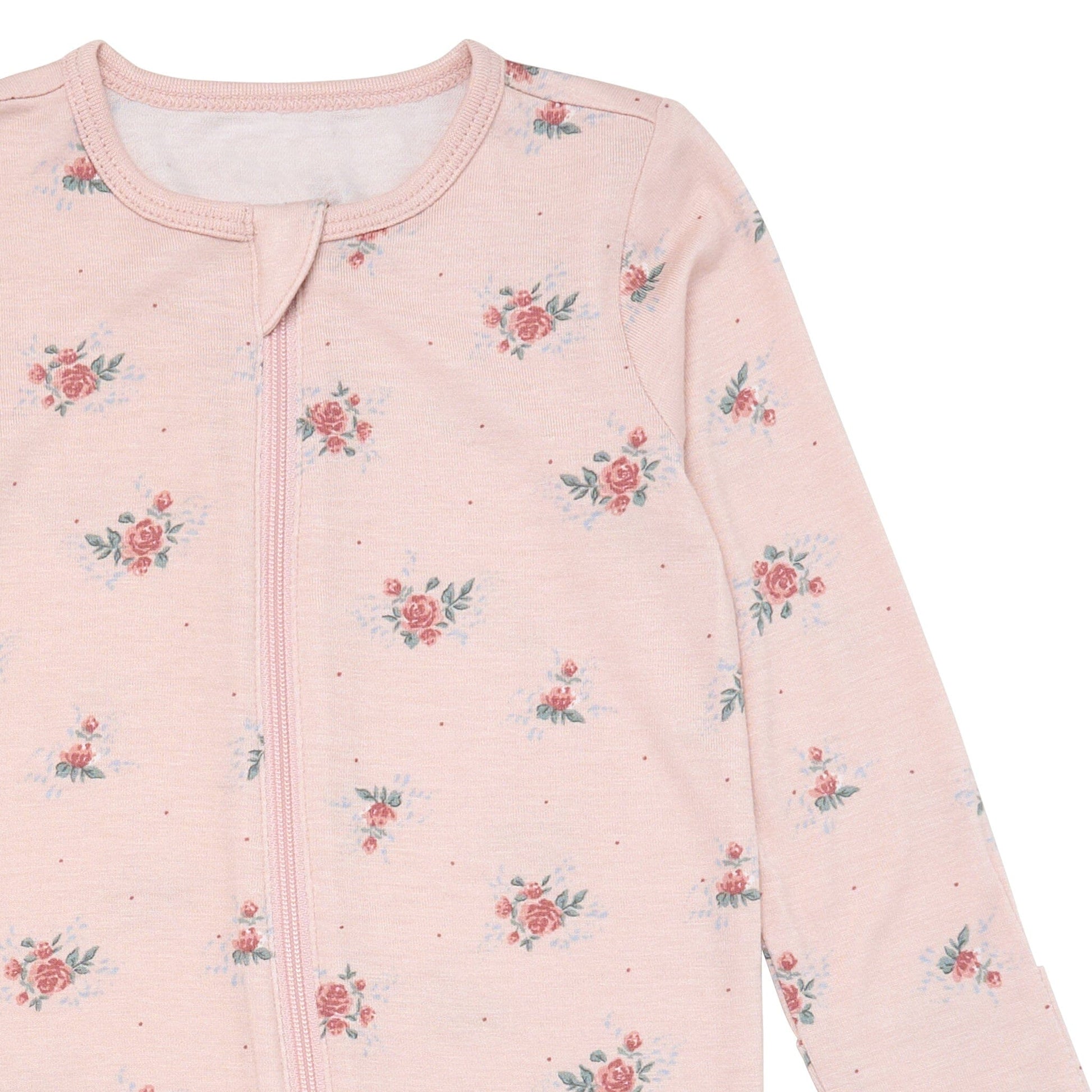 2-Pack Baby Girls Pink Roses Sleep 'N Play With Mittens sleepwear Modern Moments™ by Gerber® 