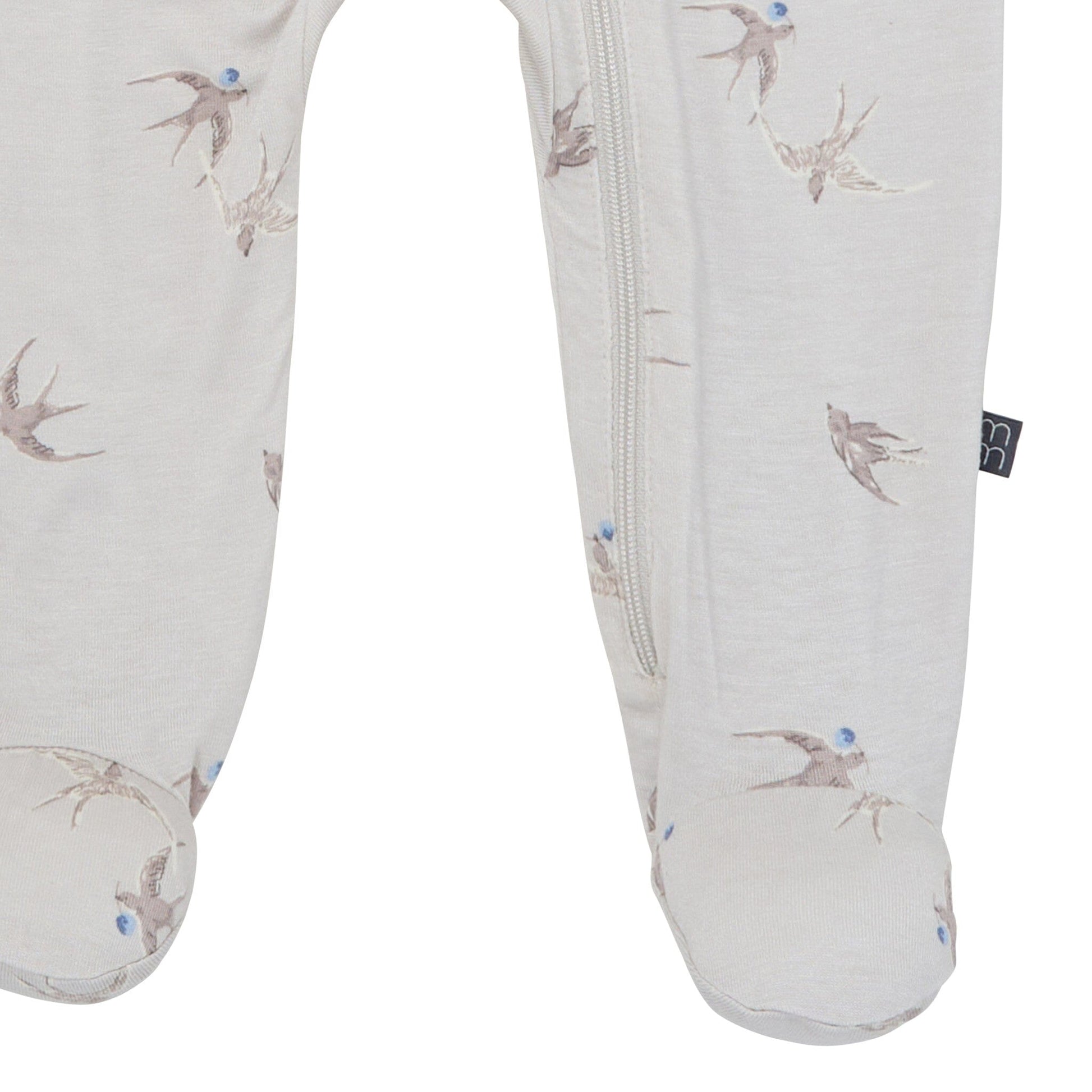 2-Pack Baby Neutral Light Grey Sparrows Sleep 'N Play With Mittens sleepwear Modern Moments™ by Gerber® 