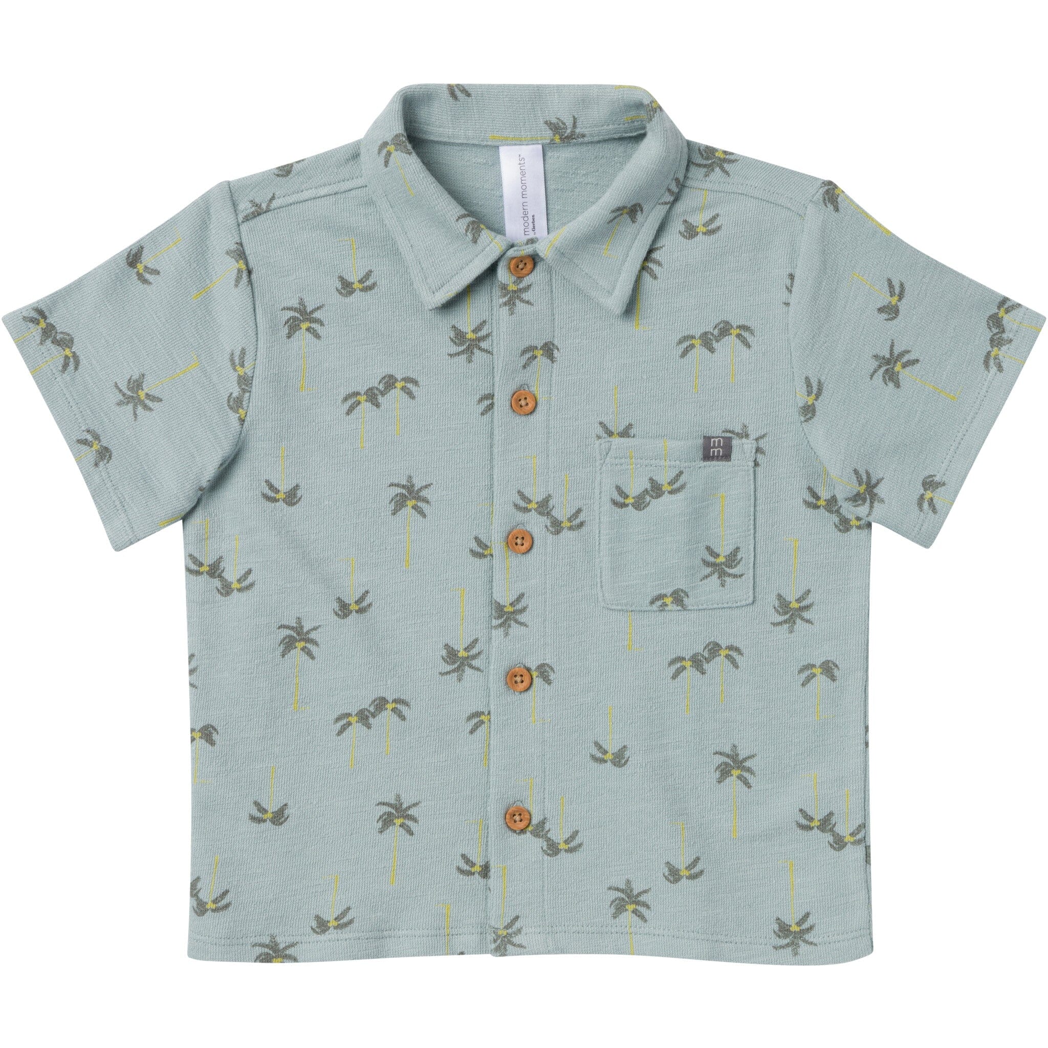 2-Piece Infant & Toddler Boys Blue Resort Shirt and Shorts Set outfits Modern Moments™ by Gerber® 