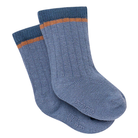 3-Pack Baby Boys Blue Colorblock Socks