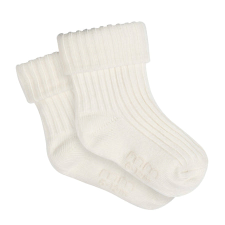 4-Pack Baby Boys Blue Rolled Cuff Ribbed Socks