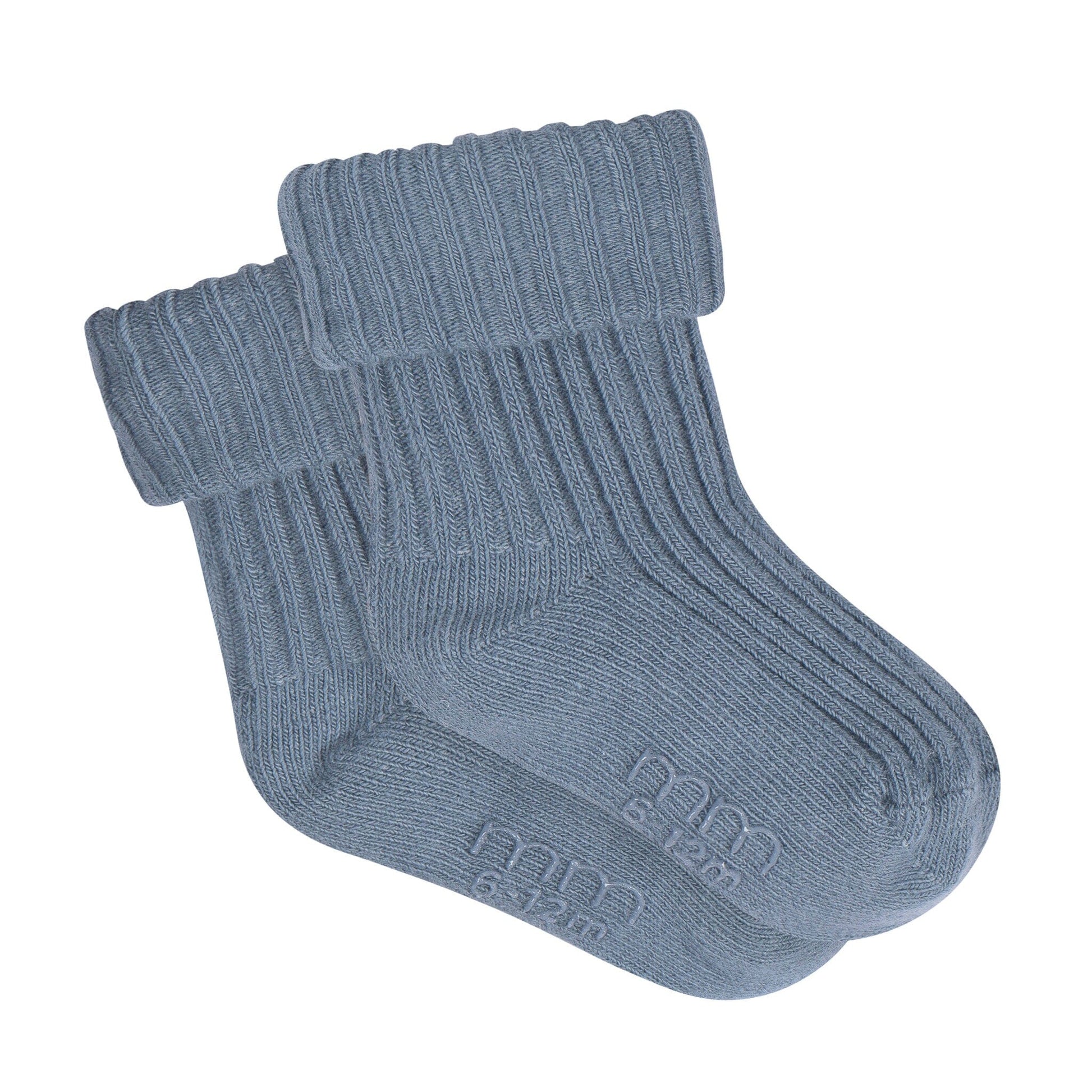 4-Pack Baby Boys Blue Rolled Cuff Ribbed Socks socks modern moments™ by Gerber® 