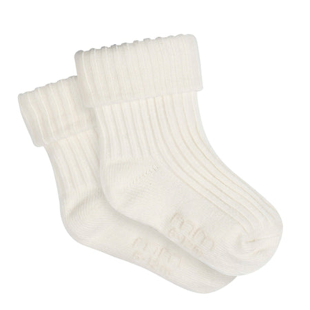 4-Pack Baby Girls Pink Rolled Cuff Ribbed Socks