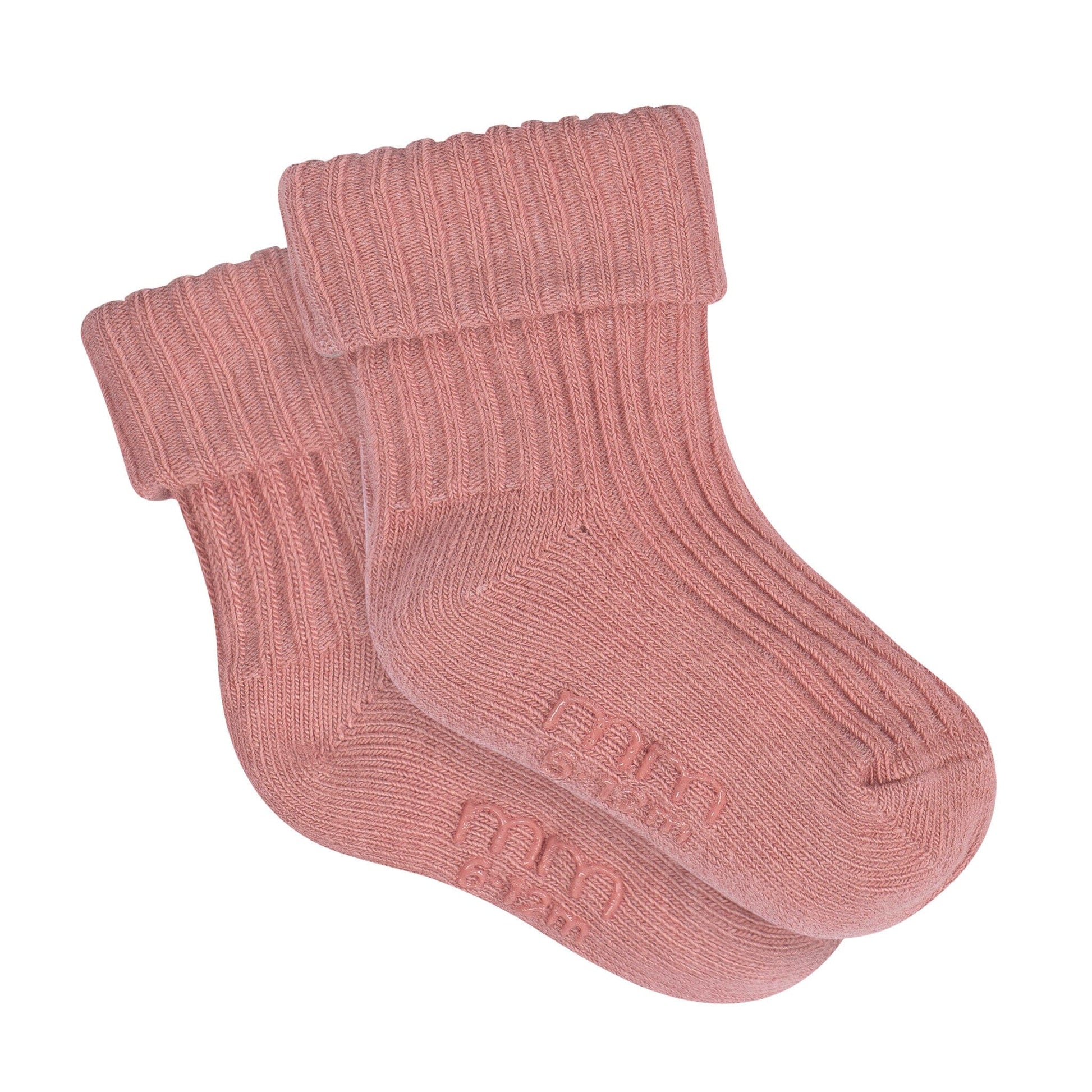 4-Pack Baby Girls Pink Rolled Cuff Ribbed Socks socks modern moments™ by Gerber® 