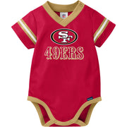 Baby Boys 49ers Short Sleeve Jersey Bodysuit NFL NFL 