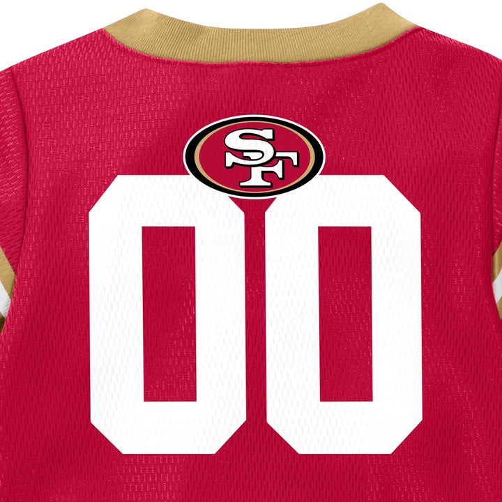 Baby Boys San Francisco 49ers Short Sleeve Jersey Bodysuit
