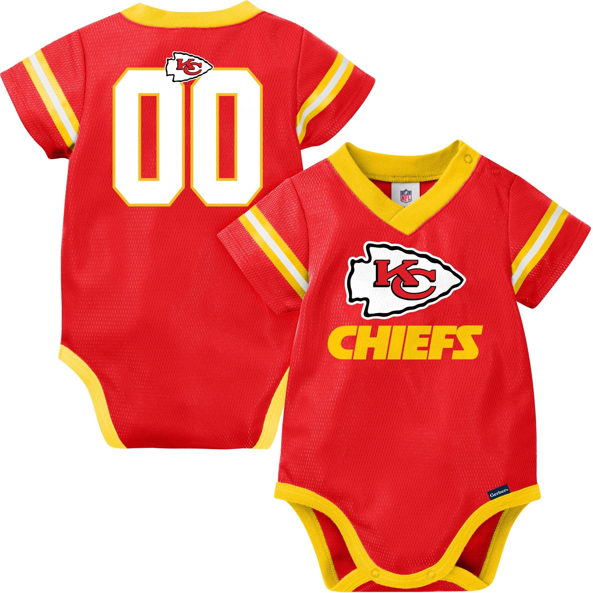 Baby Boys Kansas City Chiefs Jersey Bodysuit NFL NFL 
