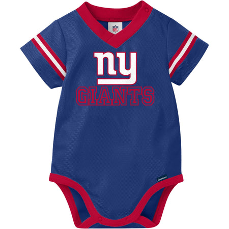 Baby Boys New York Giants Short Sleeve Jersey Bodysuit