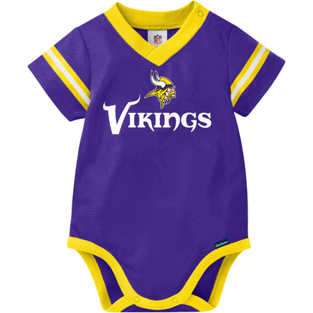 Baby Boys Minnesota Vikings Short Sleeve Jersey Bodysuit