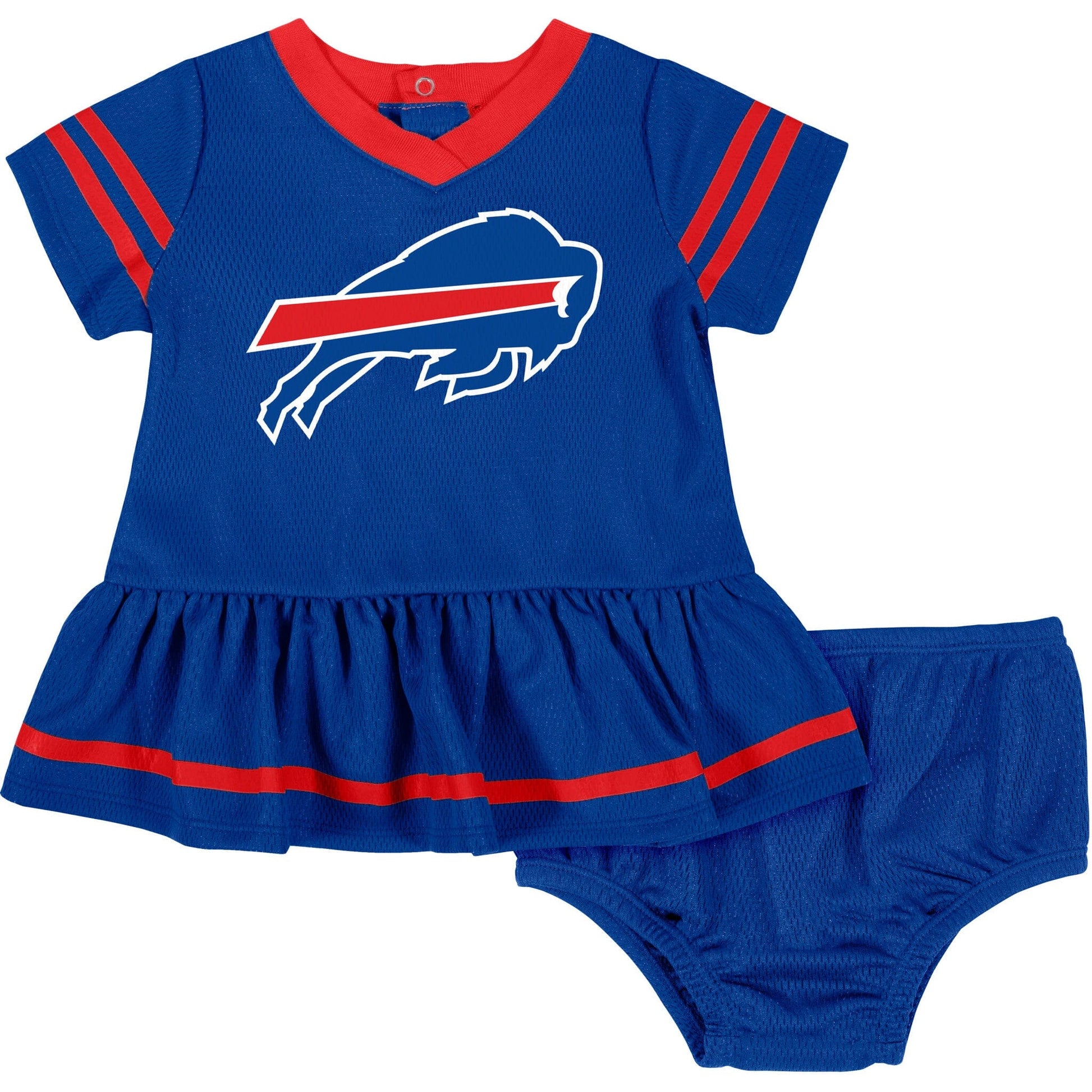Baby Girls Buffalo Bills Dress & Diaper Cover Set NFL NFL 