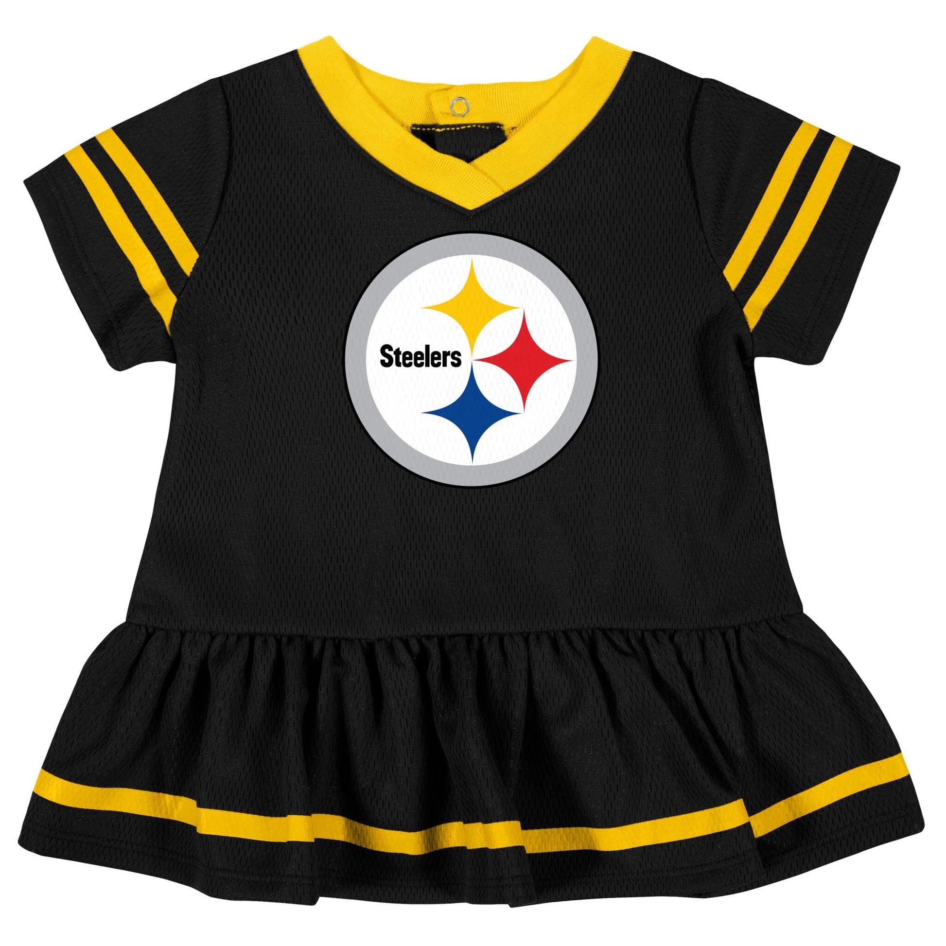 Baby Girls Pittsburgh Steelers Cheerleader Dress and Diaper Cover Set NFL NFL 