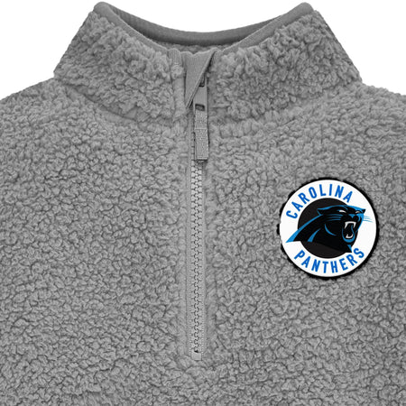 Infant & Toddler Carolina Panthers 1/4 Zip Sherpa Top