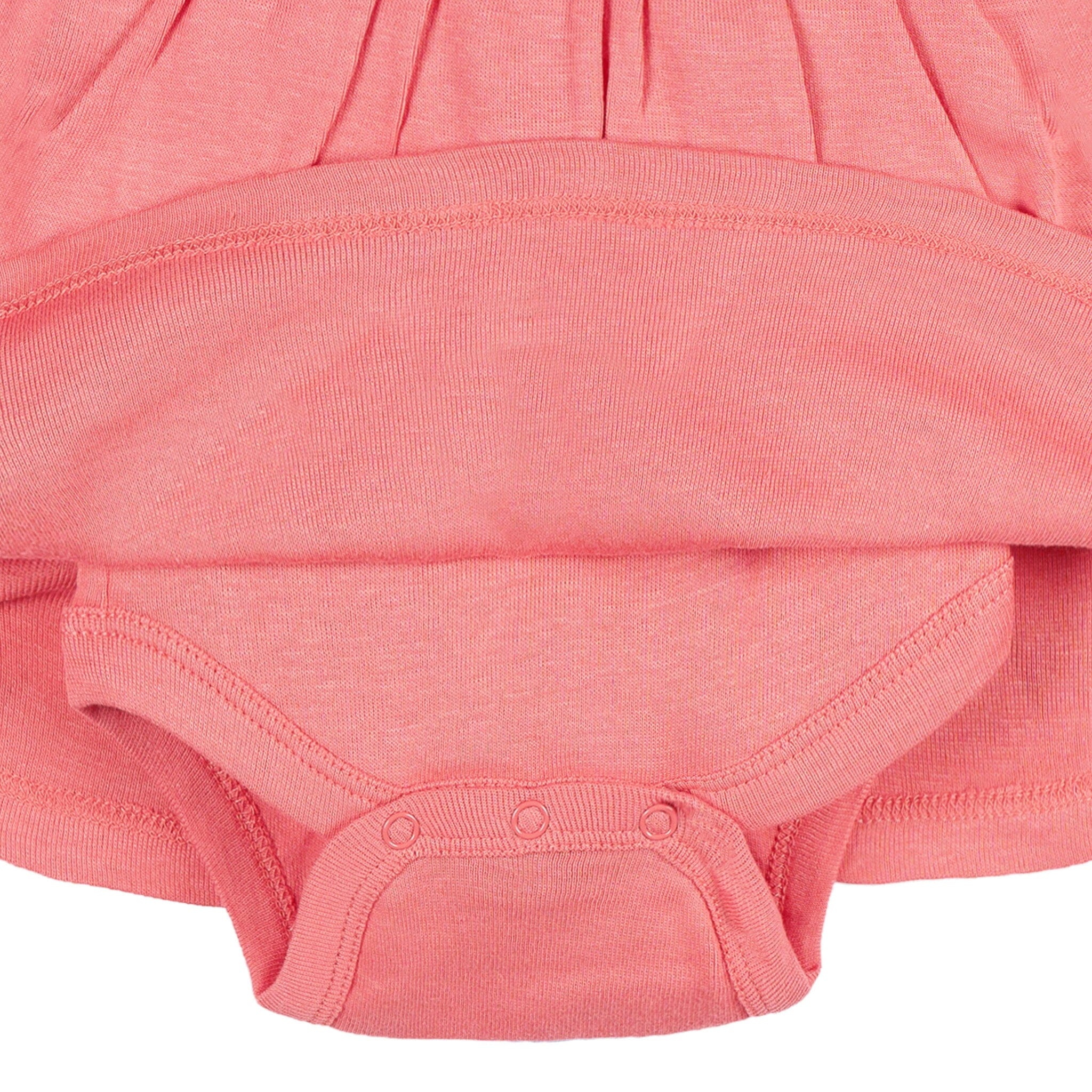 Baby Girls Pink Flower Bodysuit Dress dresses Onesies® Brand 