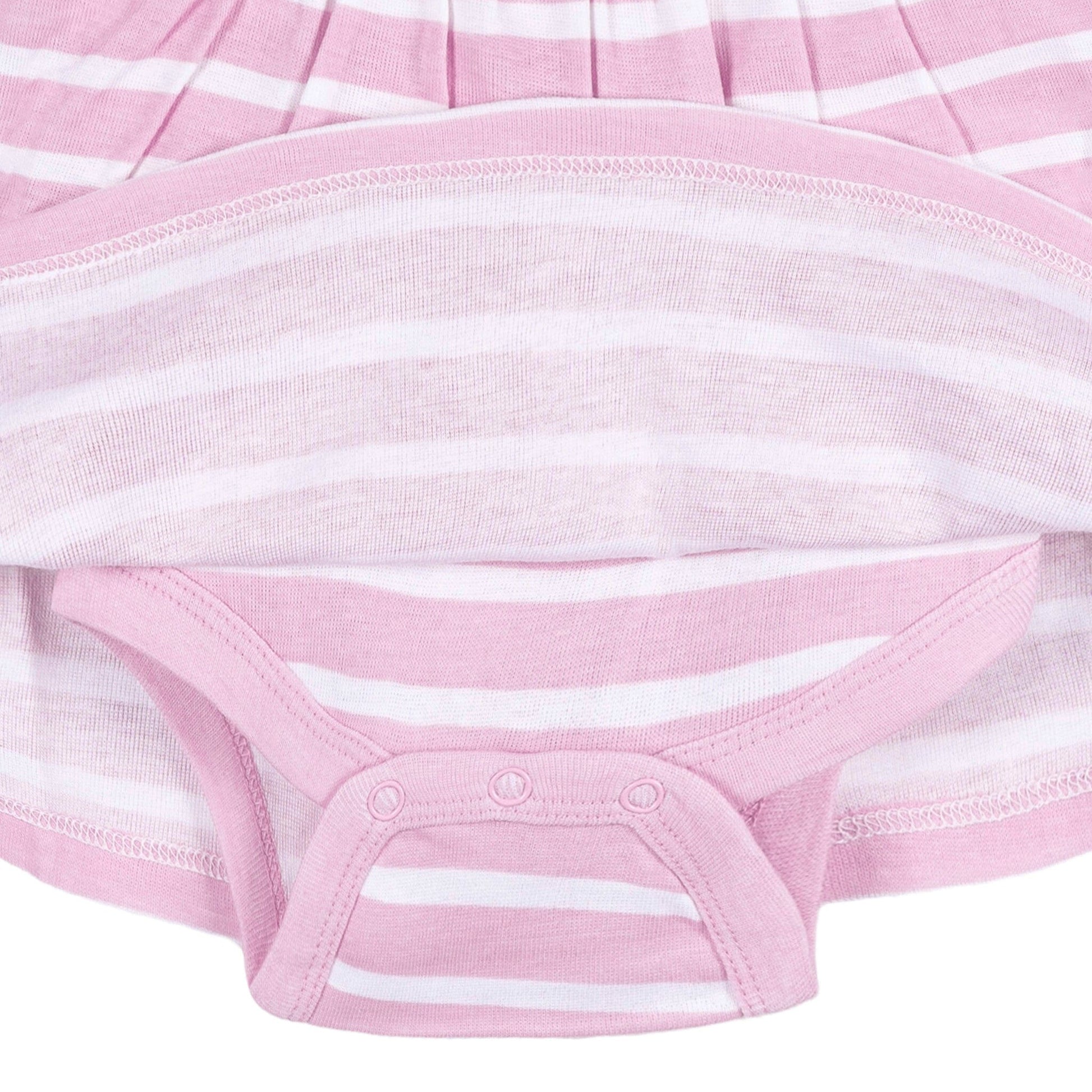 Baby Girls Purple Heart Bodysuit Dress dresses Onesies® Brand 