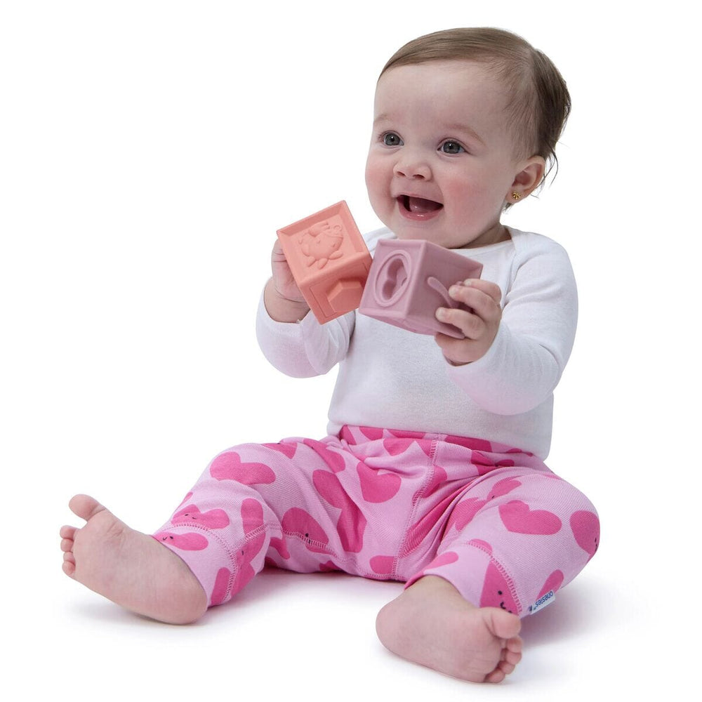 3-Pack Baby Girls Hearts Active Pants bottoms Onesies® Brand 